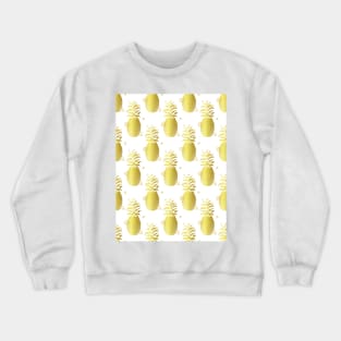 GOLDEN Pineapple Pattern Crewneck Sweatshirt